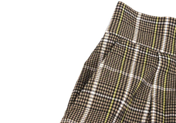 ビーミング by ビームスB:MING by BEAMS チェックシアサッカーワイドパンツ モカ他S K-166457_007