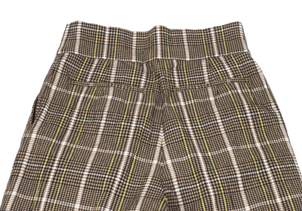 ビーミング by ビームスB:MING by BEAMS チェックシアサッカーワイドパンツ モカ他S K-166457_012