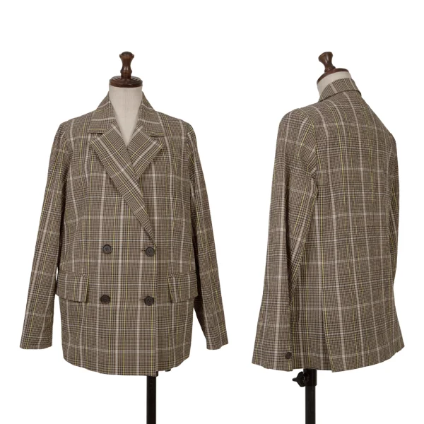 B:MING by BEAMS Check Seersucker Jacket & Wide Pants K-166458_002