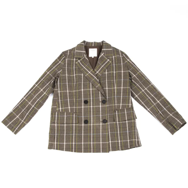 B:MING by BEAMS Check Seersucker Jacket & Wide Pants K-166458_003