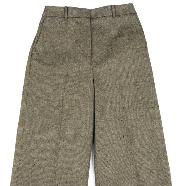 Demi-Luxe BEAMS Nep Wide Double Pants K-166460_002