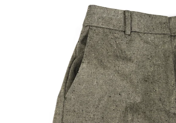 Demi-Luxe BEAMS Nep Wide Double Pants K-166460_004