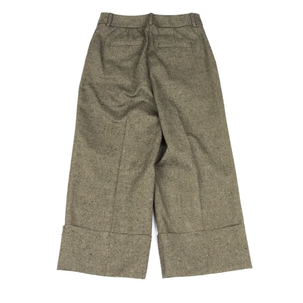 Demi-Luxe BEAMS Nep Wide Double Pants K-166460_008