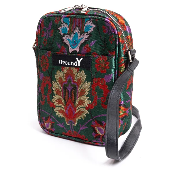 Ground Y Floral Jacquard Shoulder Pouch Multi-Color  K-166463_001