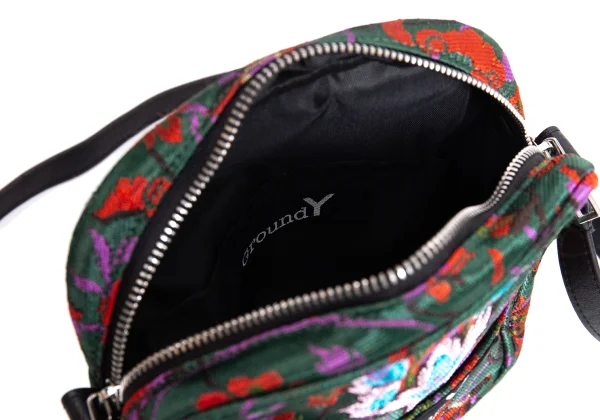 Ground Y Floral Jacquard Shoulder Pouch K-166463_011