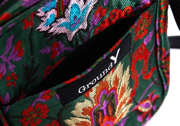 Ground Y Floral Jacquard Shoulder Pouch K-166463_013