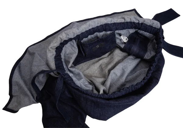 Y's Drape Flap Denim Shoulder Bag K-166464_010