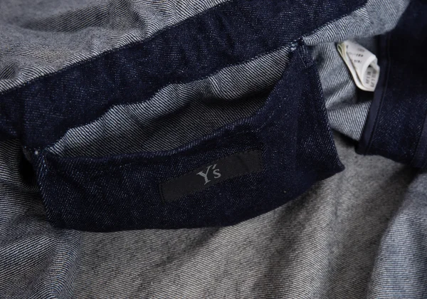 Y's Drape Flap Denim Shoulder Bag K-166464_013