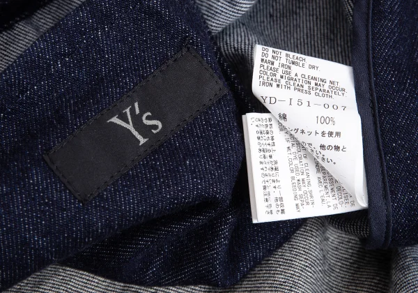 Y's Drape Flap Denim Shoulder Bag K-166464_015