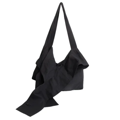 Y's Ribbon Design Cotton Shoulder Bag