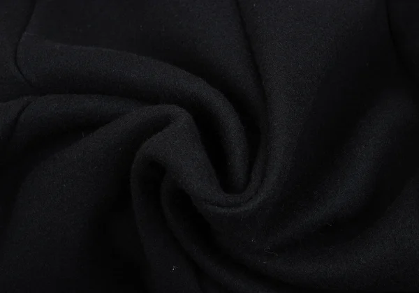 tricot COMME des GARCONS Melton Wool Fur Collar Detachable Coat K-166469_016