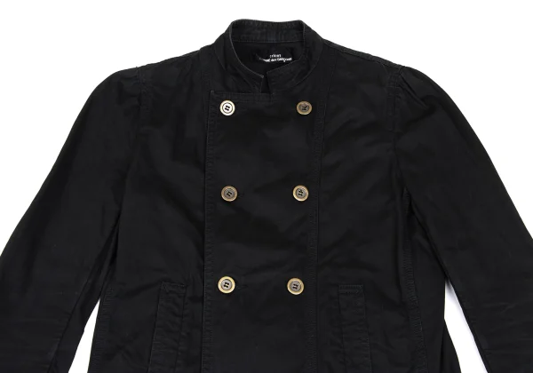tricot COMME des GARCONS Cotton Stand Collar Double Jacket K-166470_003