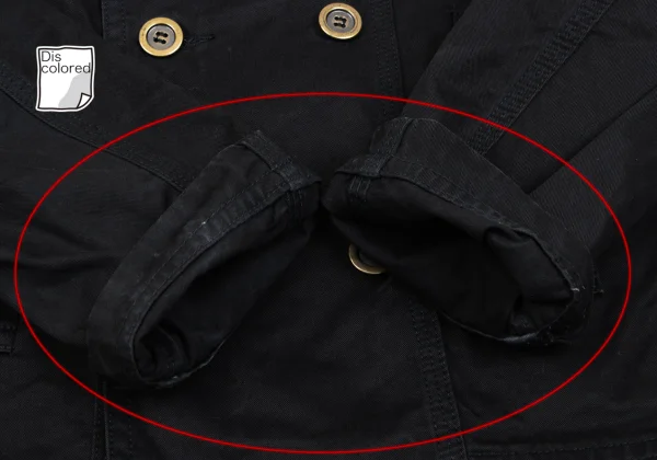 tricot COMME des GARCONS Cotton Stand Collar Double Jacket K-166470_008