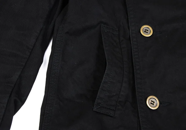 tricot COMME des GARCONS Cotton Stand Collar Double Jacket K-166470_010