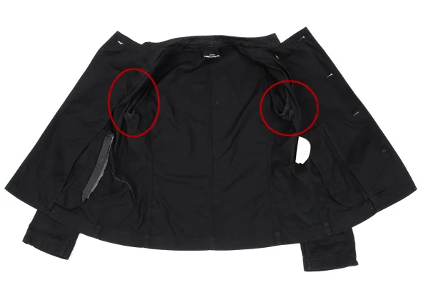 tricot COMME des GARCONS Cotton Stand Collar Double Jacket K-166470_013