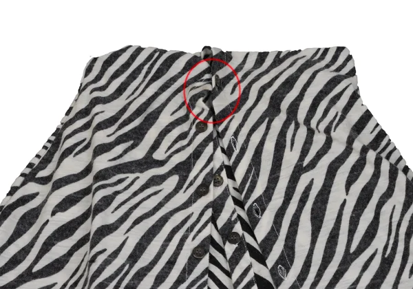 JUNYA WATANABE COMME des GARCONS Wool Zebra Print Top K-166471_004