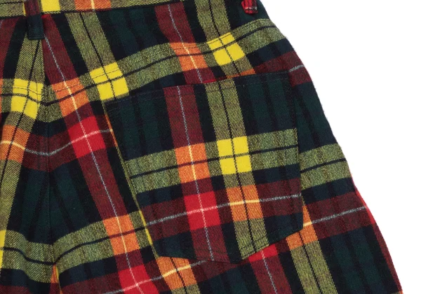 JUNYA WATANABE COMME des GARCONS Colorful Flannel Tartan Check Skirt K-166473_011