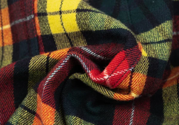 JUNYA WATANABE COMME des GARCONS Colorful Flannel Tartan Check Skirt K-166473_012