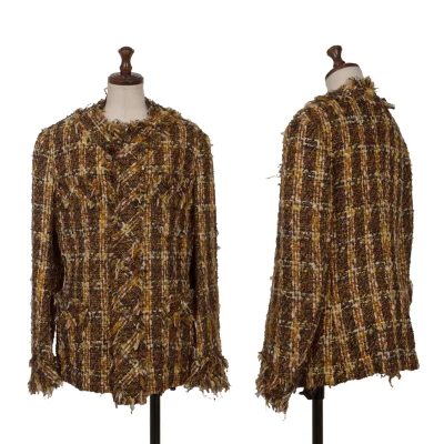 JUNYA WATANABE COMME des GARCONS Mohair Blend Wool Tweed Jacket