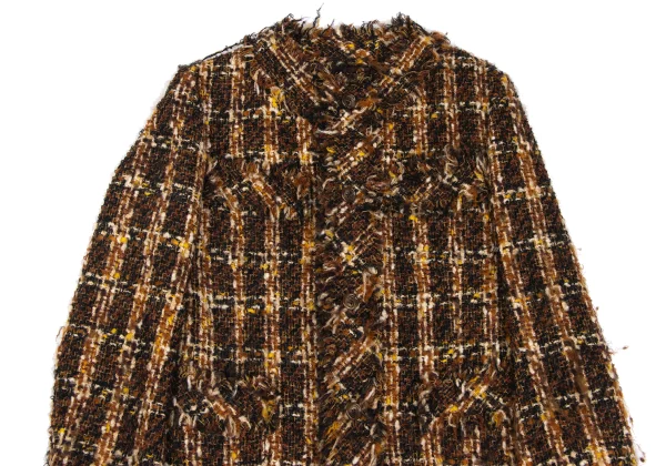 JUNYA WATANABE COMME des GARCONS Mohair Blend Wool Tweed Jacket K-166477_003