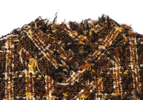 JUNYA WATANABE COMME des GARCONS Mohair Blend Wool Tweed Jacket K-166477_004