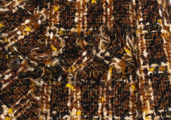 JUNYA WATANABE COMME des GARCONS Mohair Blend Wool Tweed Jacket K-166477_006