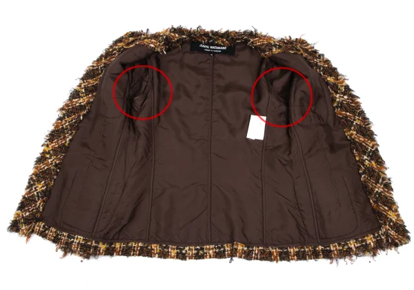 JUNYA WATANABE COMME des GARCONS Mohair Blend Wool Tweed Jacket K-166477_011