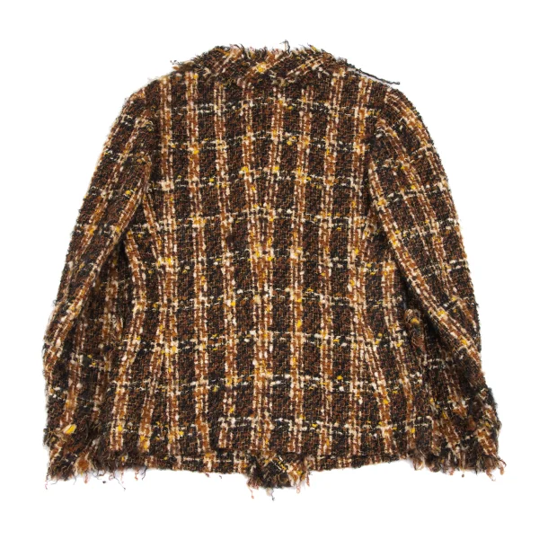 JUNYA WATANABE COMME des GARCONS Mohair Blend Wool Tweed Jacket K-166477_014