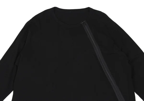 Ground Y Bias Zip Long Top K-166480_002