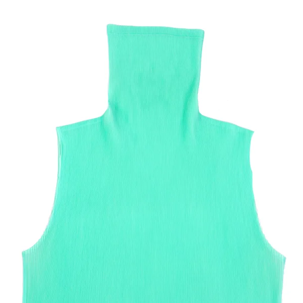 PLEATS PLEASE Pleated Turtleneck Sleeveless Top K-166487_003