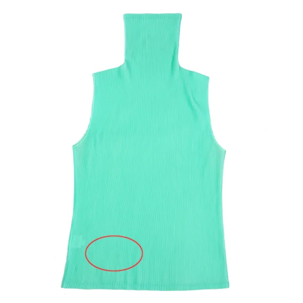 PLEATS PLEASE Pleated Turtleneck Sleeveless Top K-166487_011