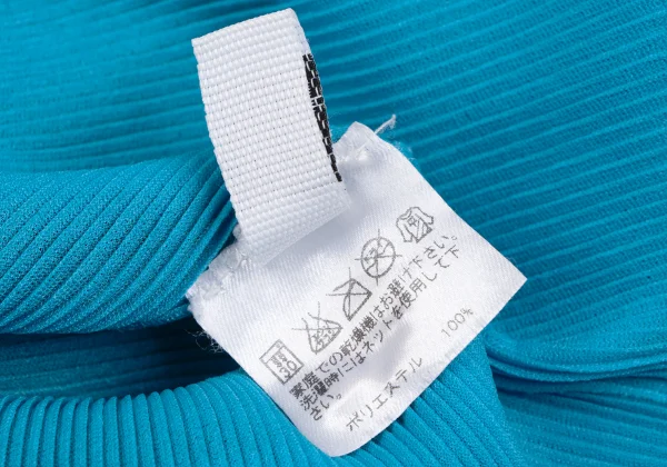 PLEATS PLEASE Crepe Pleated Bicolor Short Sleeves T-shirt K-166488_014