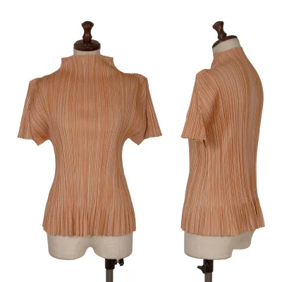 PLEATS PLEASE Pleated Gradation Flare T-shirt