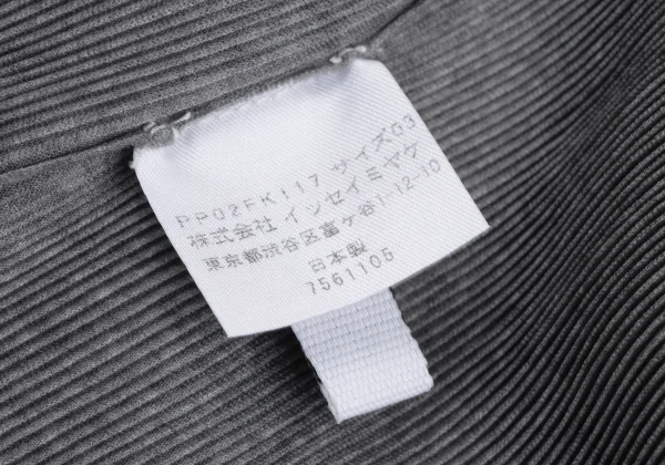 PLEATS PLEASE Crepe Pleated V-neck Short Sleeves T-shirt K-166490_011