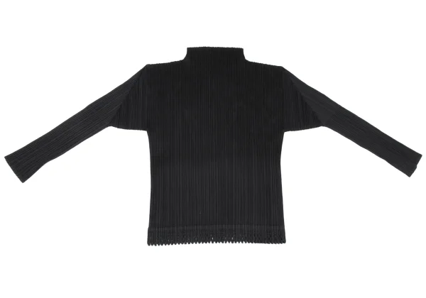 PLEATS PLEASE Pleats Hem Cutting High-neck Top K-166495_002