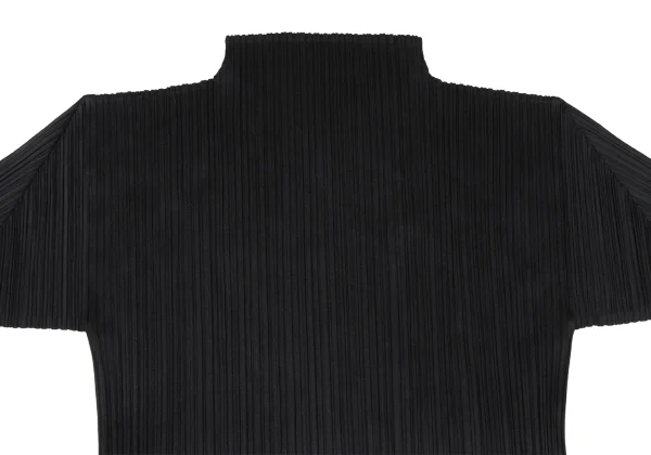 PLEATS PLEASE Pleats Hem Cutting High-neck Top K-166495_003
