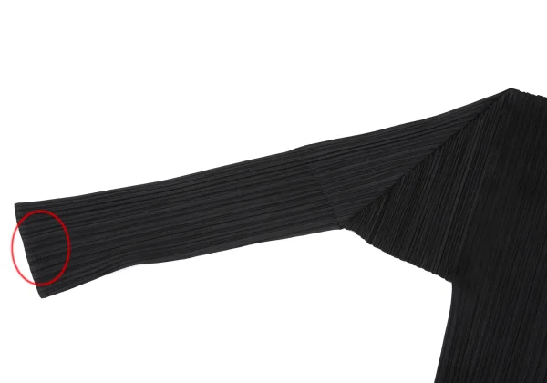 PLEATS PLEASE Pleats Hem Cutting High-neck Top K-166495_005