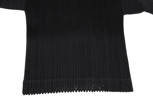 PLEATS PLEASE Pleats Hem Cutting High-neck Top K-166495_008