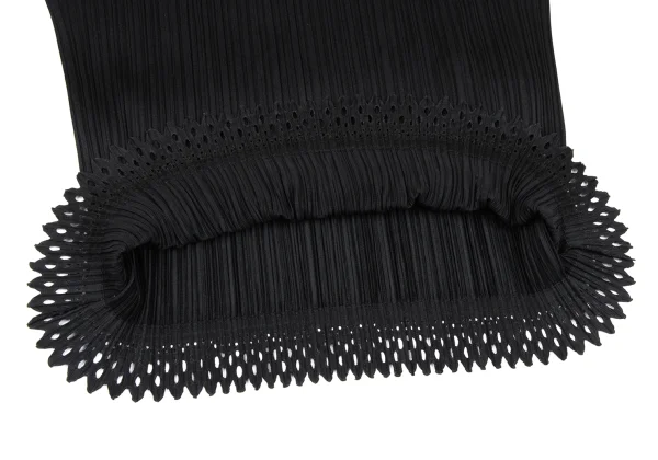 PLEATS PLEASE Pleats Hem Cutting High-neck Top K-166495_010