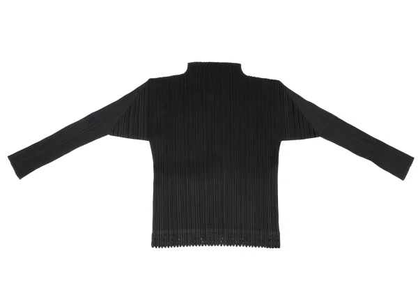 PLEATS PLEASE Pleats Hem Cutting High-neck Top K-166495_011