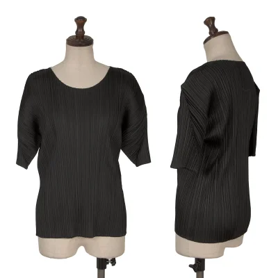 PLEATS PLEASE Pleated Short Sleeves T-shirt