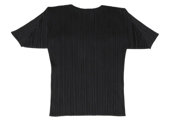 PLEATS PLEASE Pleated Short Sleeves T-shirt K-166496_007