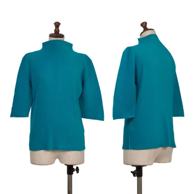 PLEATS PLEASE Crape Pleats Bottle Neck T Shirt