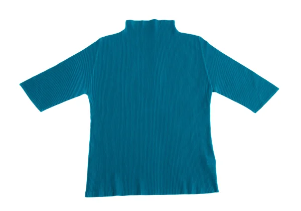 PLEATS PLEASE Crape Pleats Bottle Neck T Shirt K-166498_002