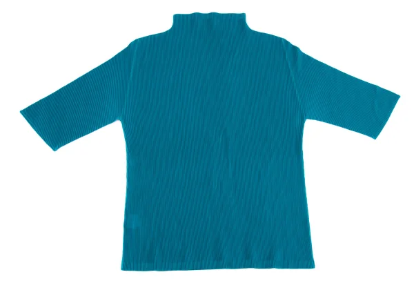 PLEATS PLEASE Crape Pleats Bottle Neck T Shirt K-166498_011