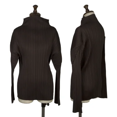 PLEATS PLEASE Turtle Neck Long Sleeves T Shirt