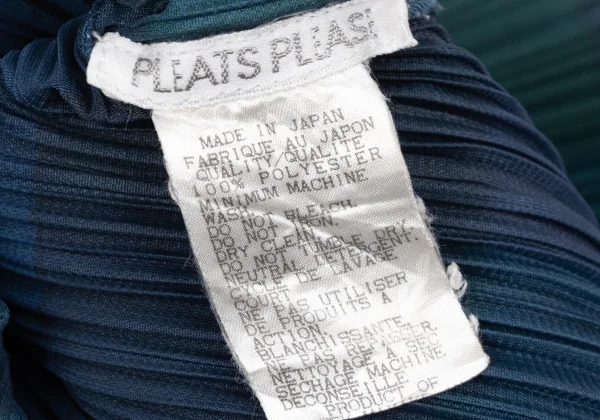 PLEATS PLEASE Printed Turtle Neck Long Sleeves T Shirt K-166500_017