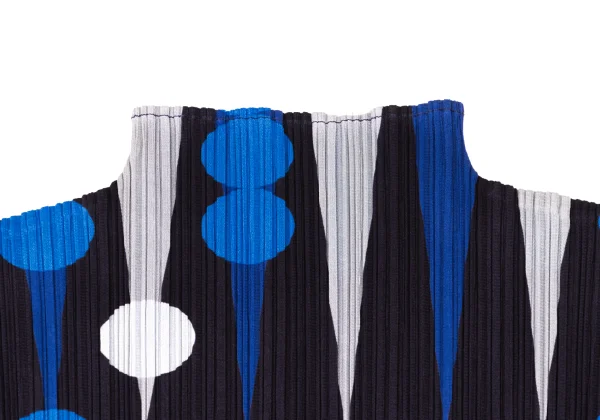 PLEATS PLEASE Geometric Printed T Shirt K-166501_004