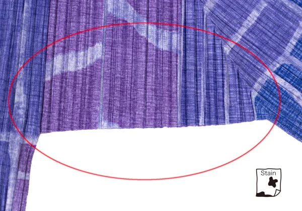 PLEATS PLEASE Tile Printed Turtle Neck Top  K-166502_013