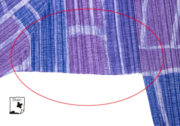 PLEATS PLEASE Tile Printed Turtle Neck Top  K-166502_014